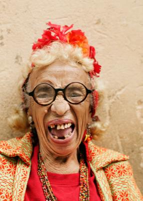 Laughing-Granny af Morten Lundrup