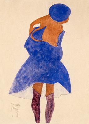 Standing Girl af Plakatwerket