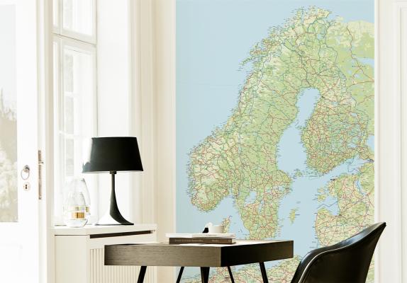Skandinavien tapet af Illux