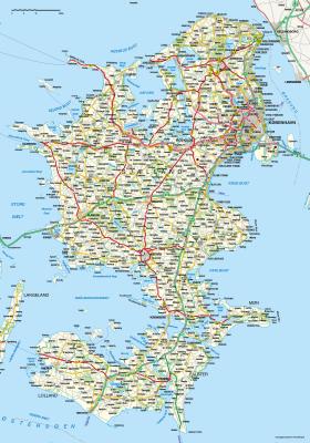 Sjælland og Lolland-Falster af Illux
