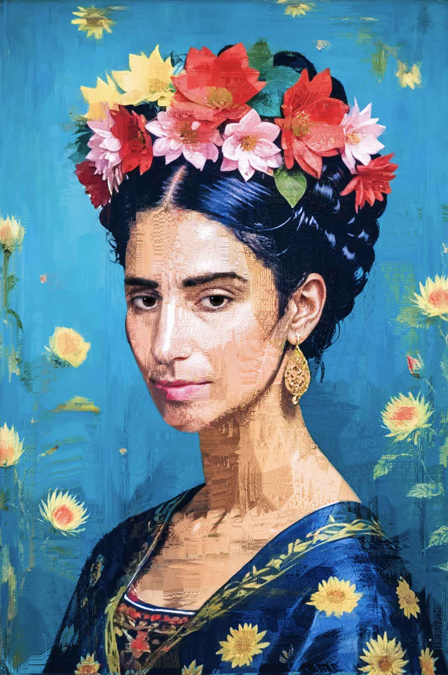 A Frida Kahlo Impression af Lotte Grarup