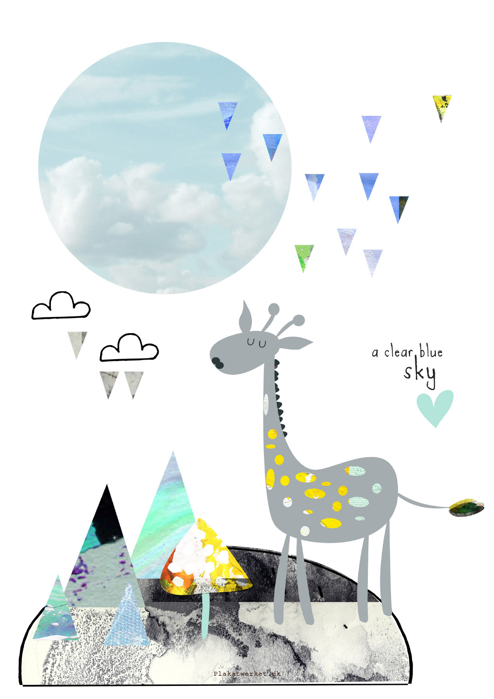 Køb A Clear Blue Sky boy af Plakatwerket - Pris 189.00 kr. Køb A Clear Blue Sky boy af Plakatwerket - Pris 189.00 kr.