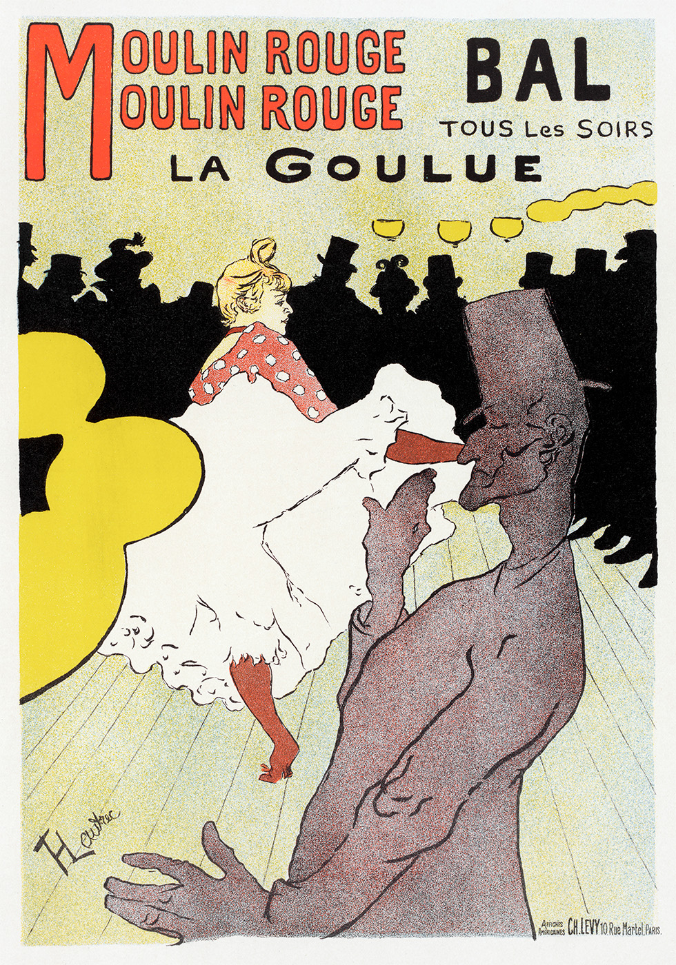 Se Affische pour le Moulin Rouge af Plakatwerket hos Illux.dk