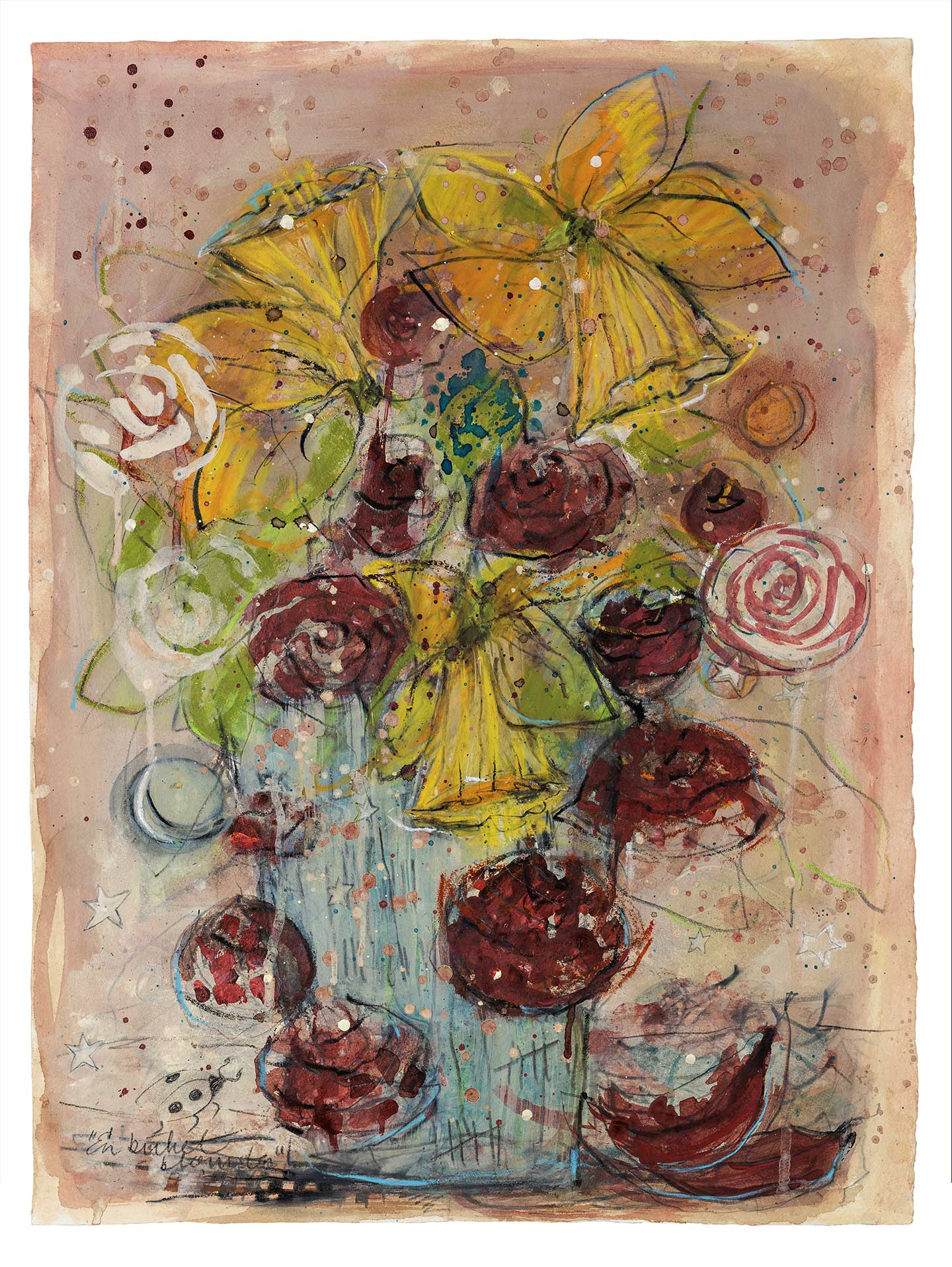 Køb Blomster af Anne Marie Johansen - Pris 250.00 kr. Køb Blomster af Anne Marie Johansen - Pris 250.00 kr.