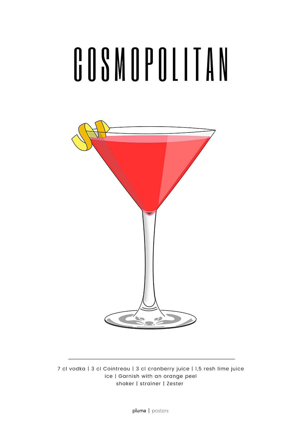 Billede af Cosmopolitan af Pluma Posters