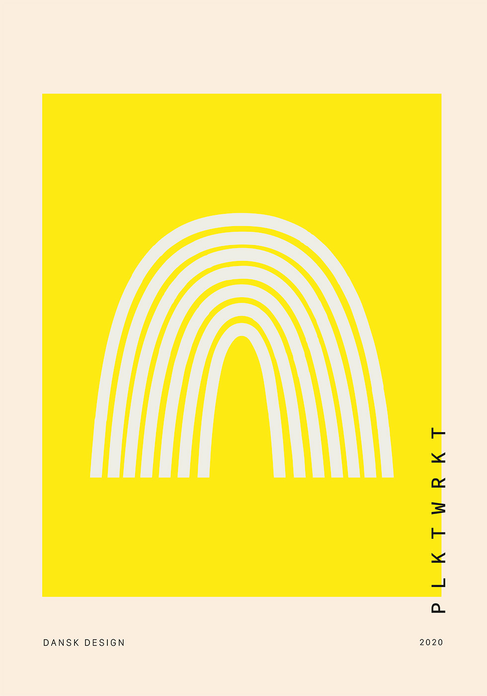 Køb Curves Rainbow af Plakatwerket - Pris 189.00 kr.