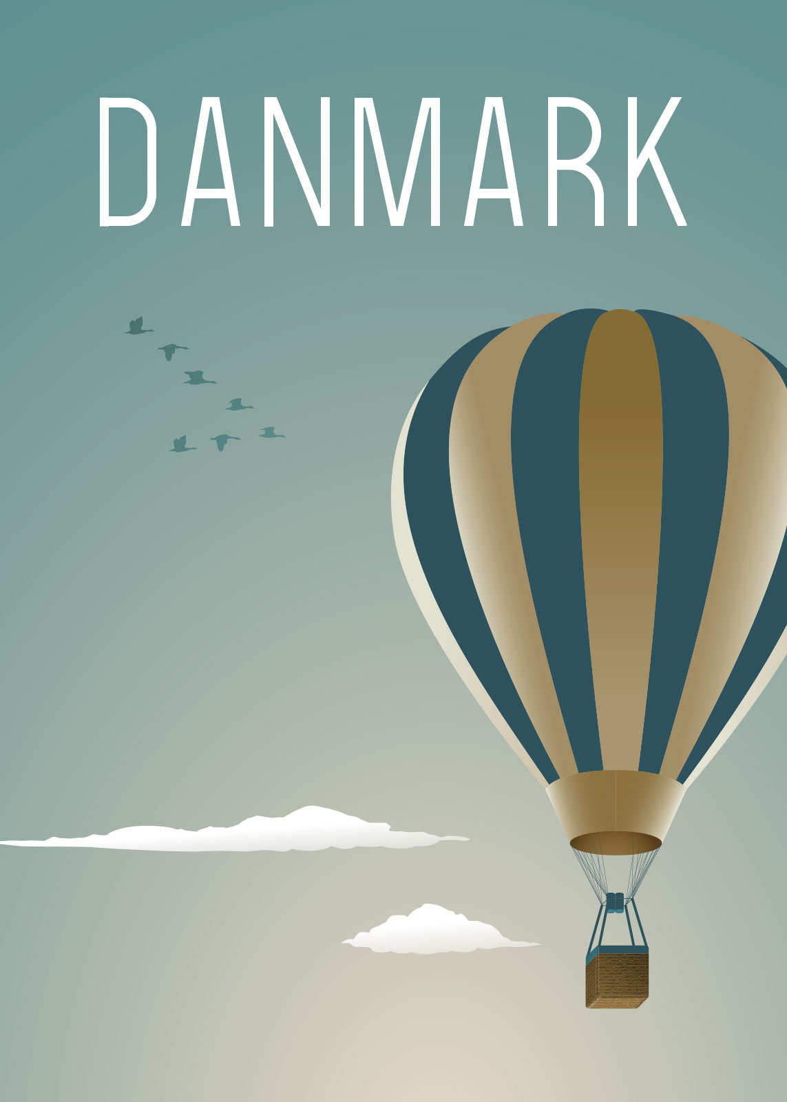 Køb Blå Luftballon af Rikke Axelsen - Pris 189.00 kr.