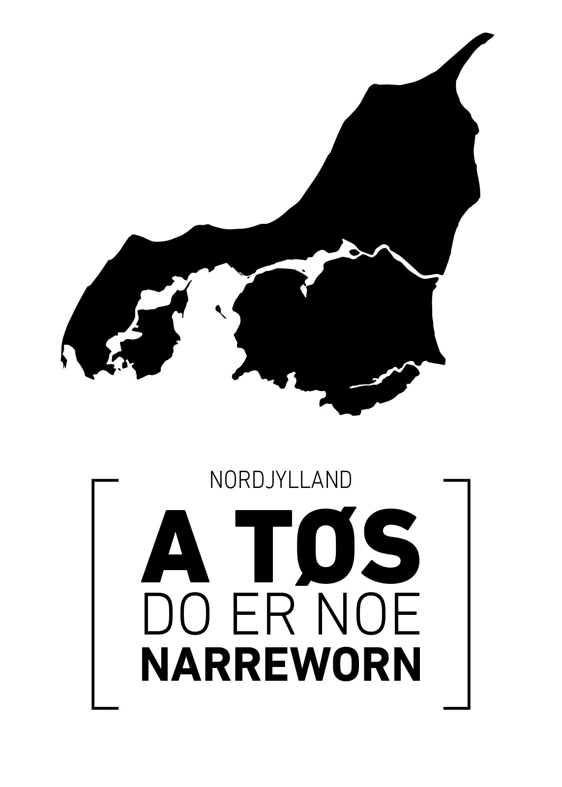 Billede af Nordjylland silhouette af Rikke Axelsen