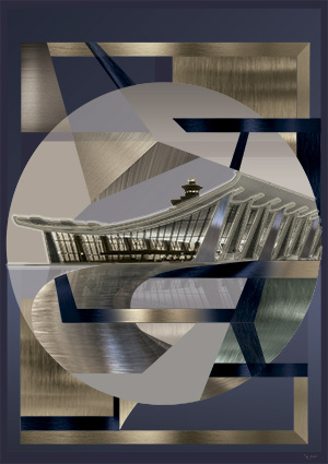 Image of Dulles Maryland blå af By Ereso