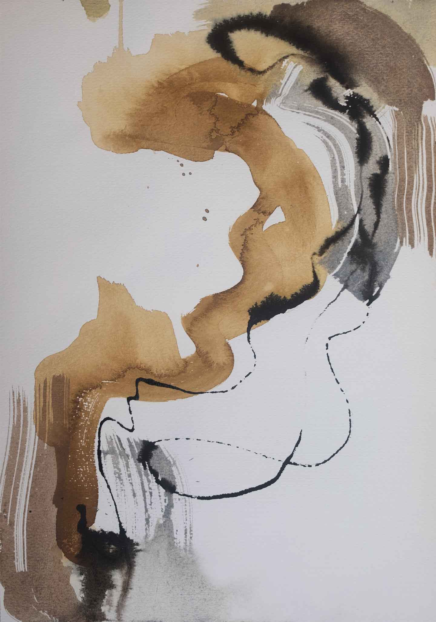 Køb Echo of stillness af Artwork By Freya - Pris 250.00 kr.