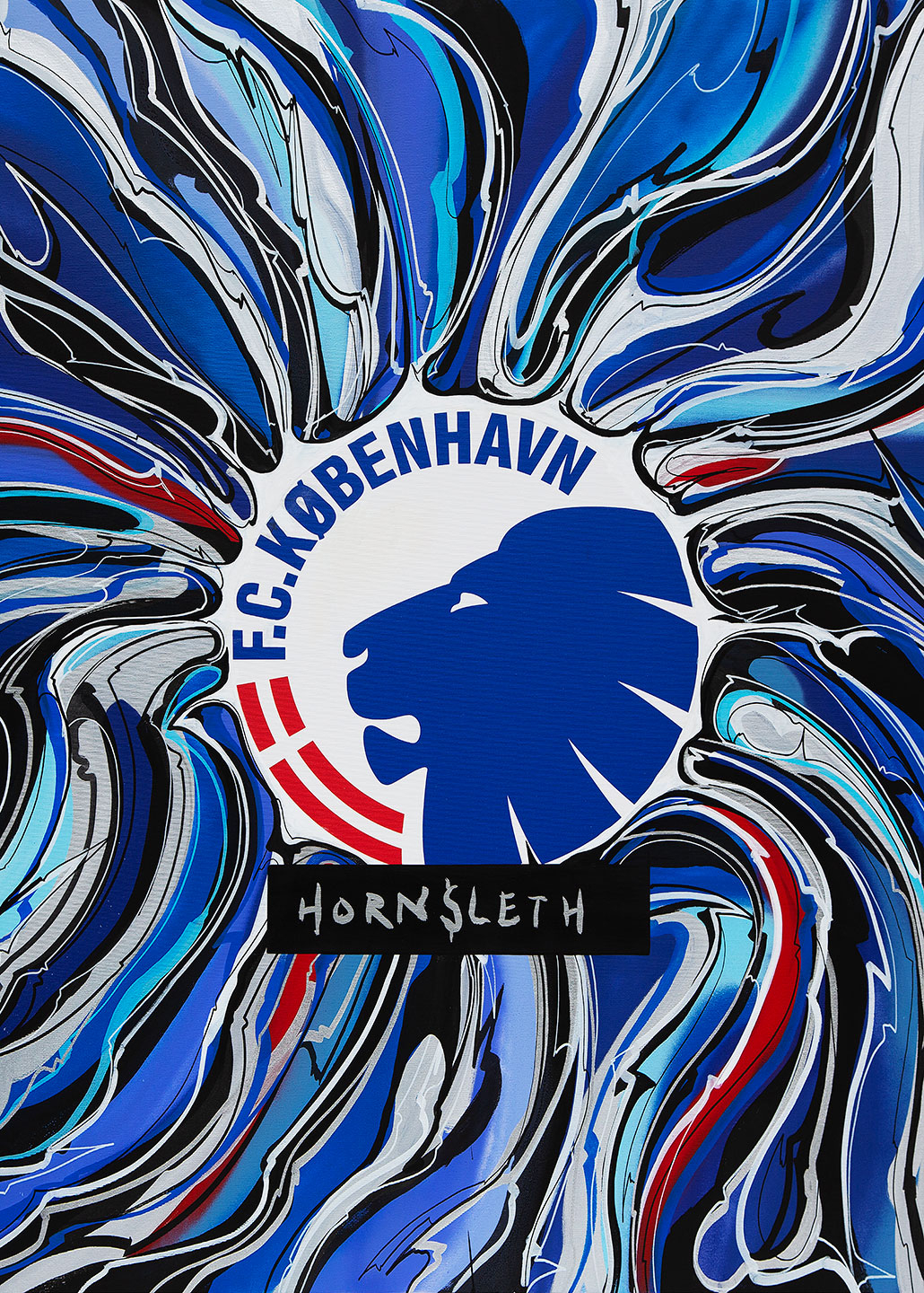 FCK Plakat af Hornsleth