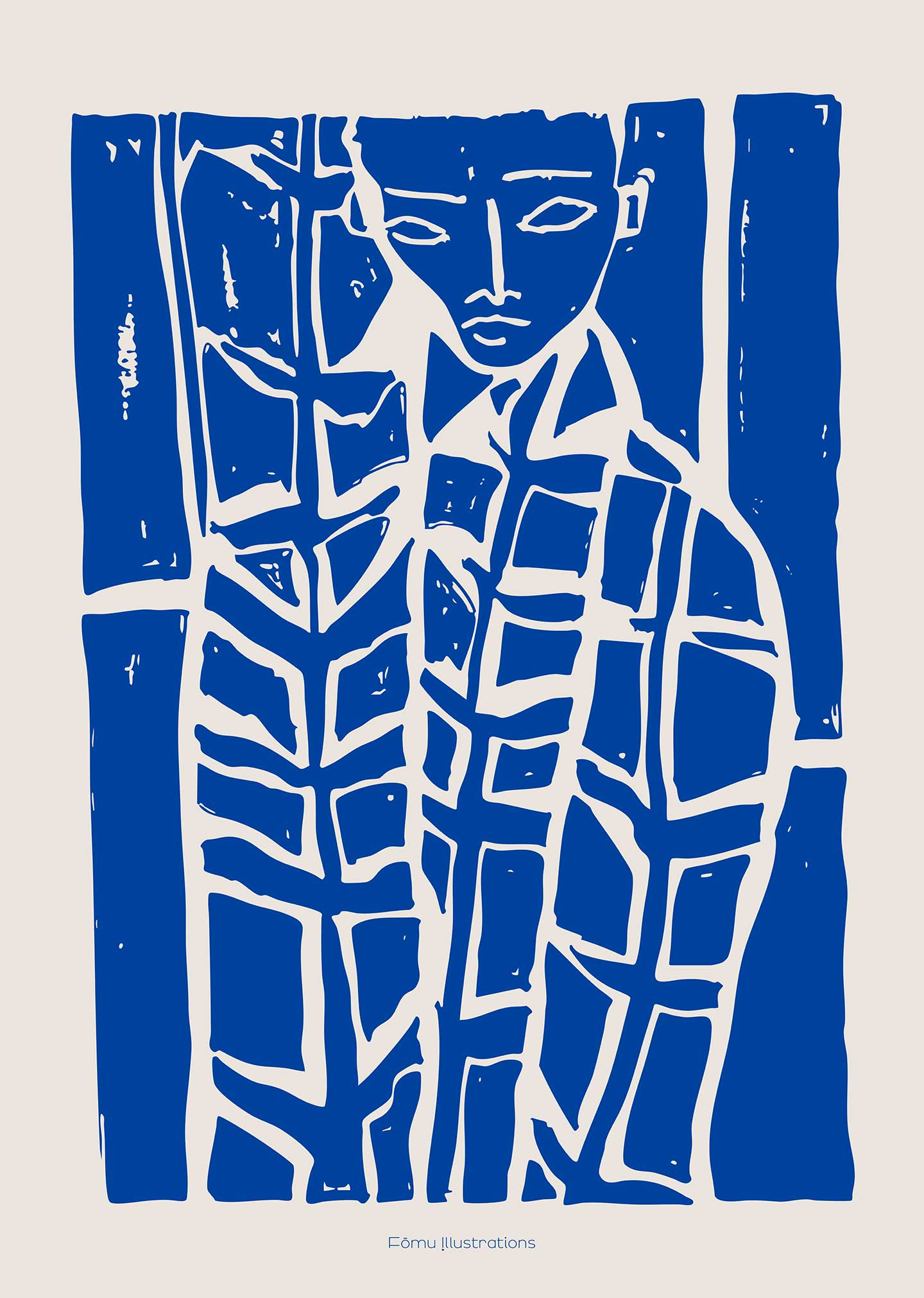 Boy Blue af FÅmu Illustrations