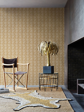 Image of Wild Trellis Brown tapet af Designed for living