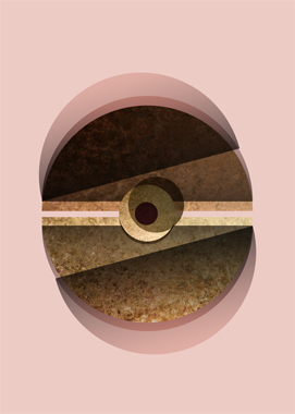 Image of Golden Eye I af MyRo Graphics