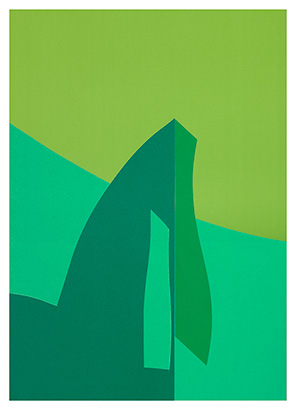 Image of Grøn 1 af PaperArt
