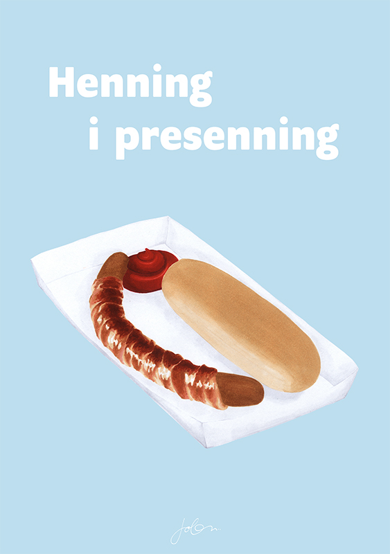 Image of Henning i presenning af Joan Glintborg Vissing