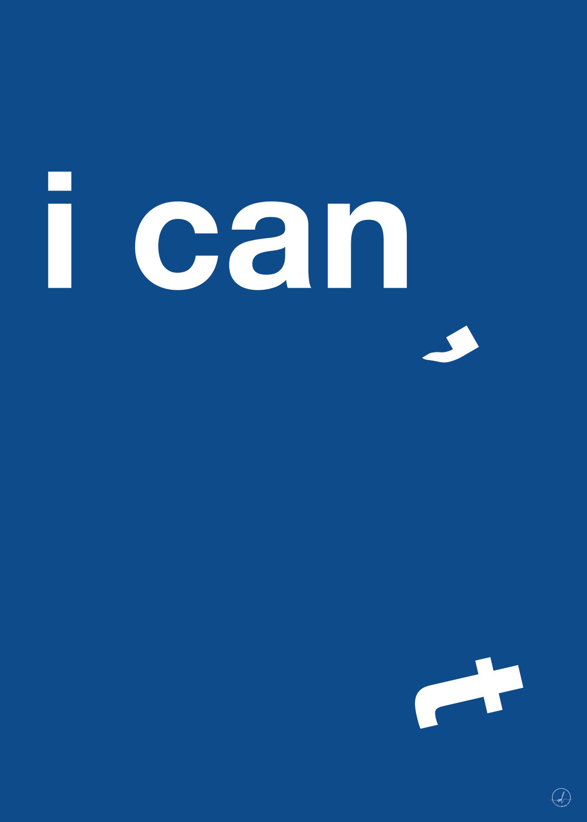 Se I Can - Blue af Rikke Axelsen hos Illux.dk