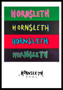 Billede af Four logos no 5 af Hornsleth, 230g Fine Art papir, 50x70 cm