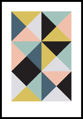 Image of Kant 1 af Alan Smithee Print i glas og ramme 50x70 cm