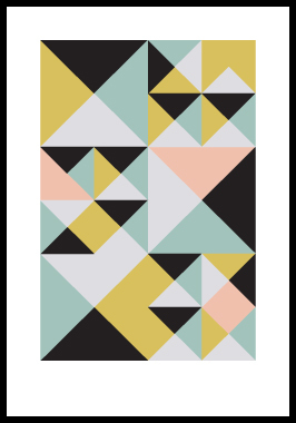 Image of Kant 4 af Alan Smithee Print i glas og ramme 50x70 cm