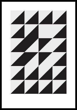Image of Kant 5 af Alan Smithee Print i glas og ramme 50x70 cm