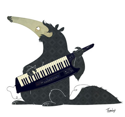 Image of Keytar Anteater af ThomasWoody