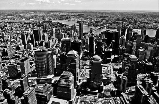 Image of New York from above af Rasmus Bendixsen