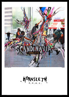 Billede af Scandinavia af Hornsleth, 230g Fine Art papir, 50x70 cm