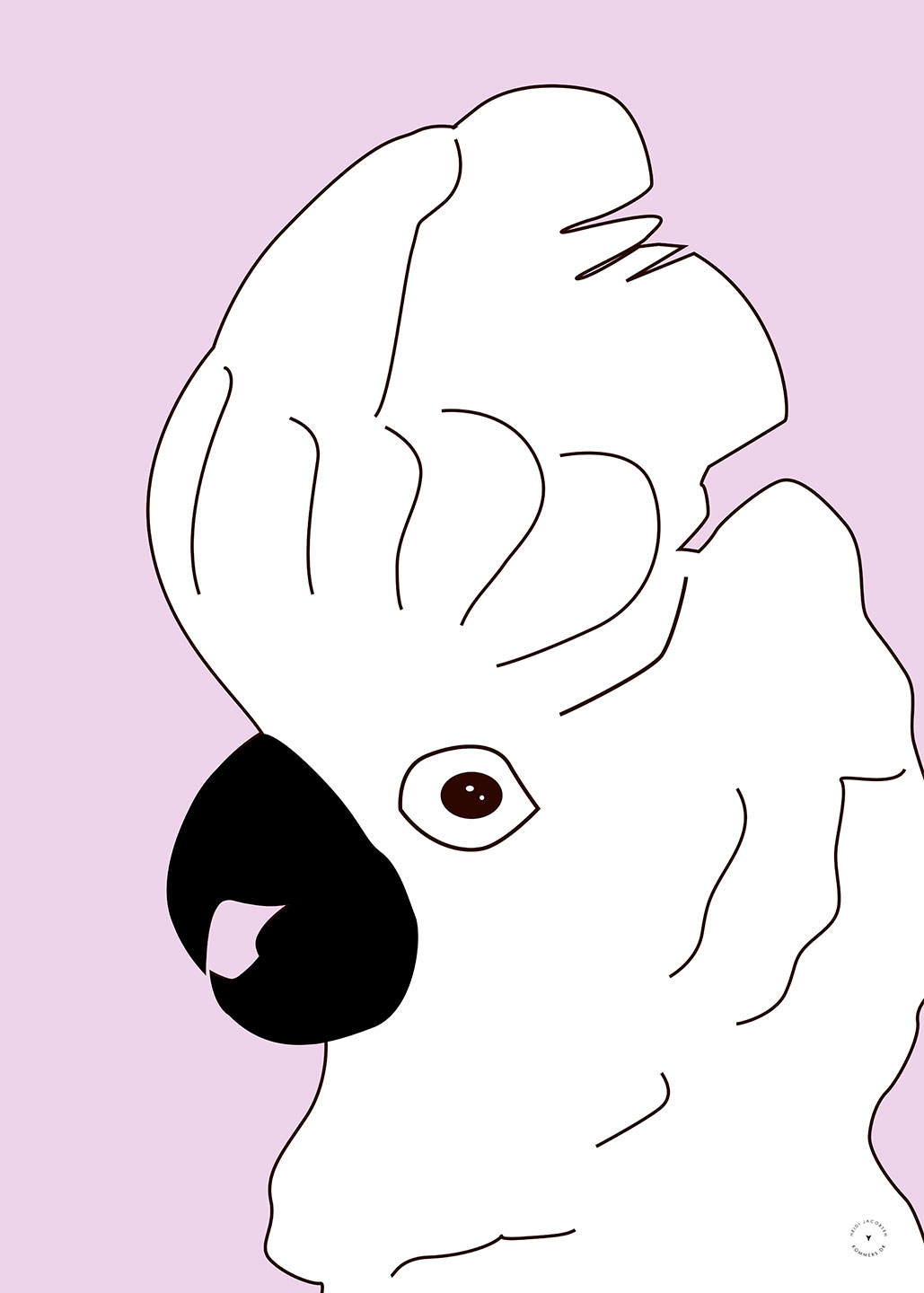 Køb Kakadue lilla af Heidi Jacobsen - Pris 189.00 kr.