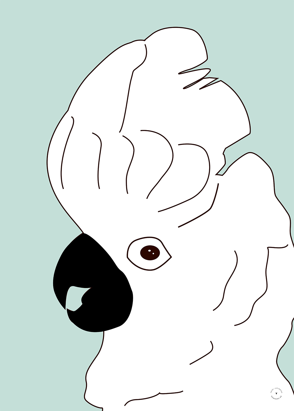 Køb Kakadue mint af Heidi Jacobsen - Pris 189.00 kr.