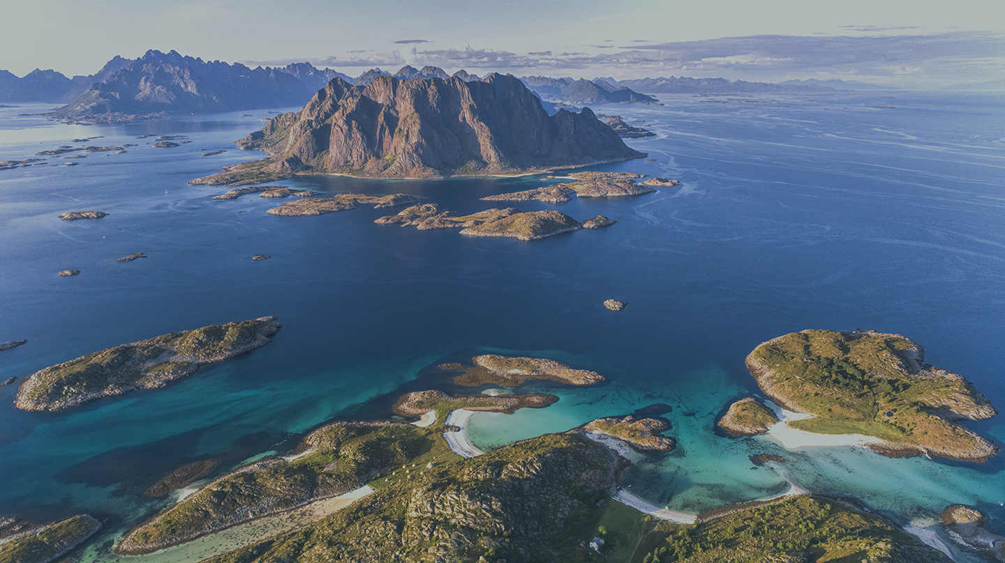 Billede af Lofoten Islands af Frank Olsen