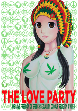 Image of Marley af The Love Party Plakat 60x84 cm