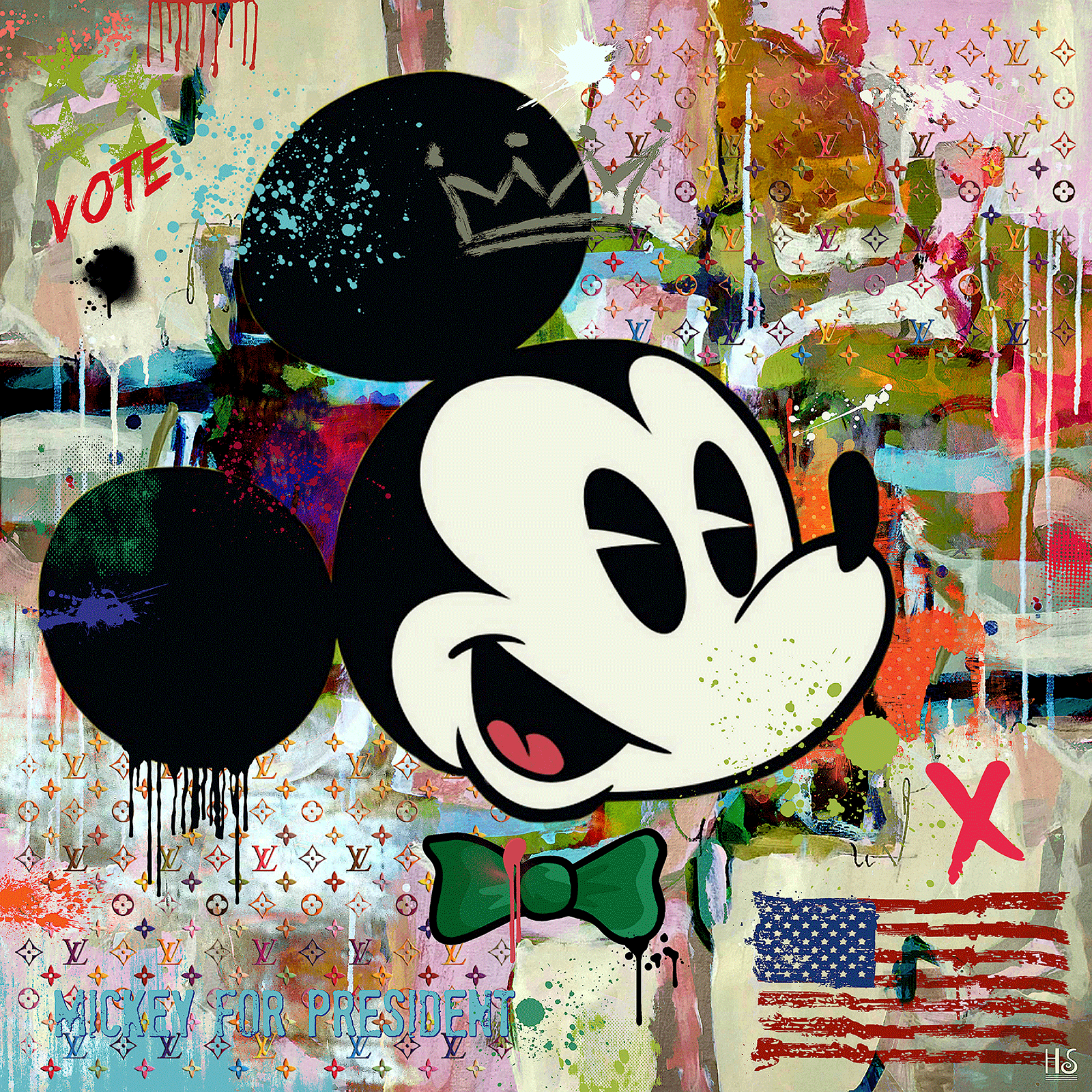 Mickey for President af Helt Sort