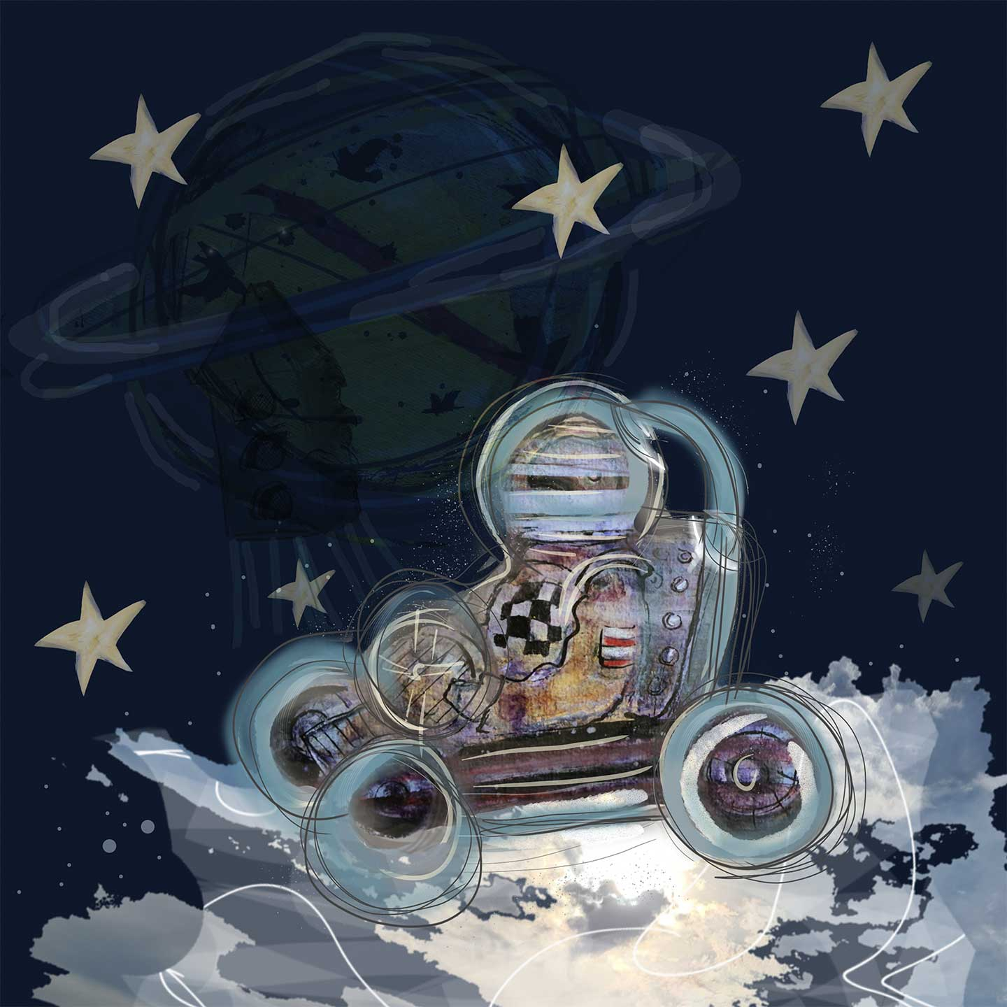 Køb Mooncar IV af Anne Marie Johansen - Pris 250.00 kr. Køb Mooncar IV af Anne Marie Johansen - Pris 250.00 kr.