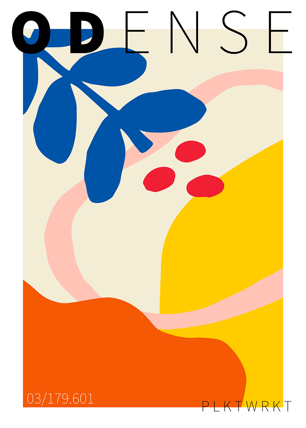 Køb Odense af Plakatwerket - Pris 189.00 kr.