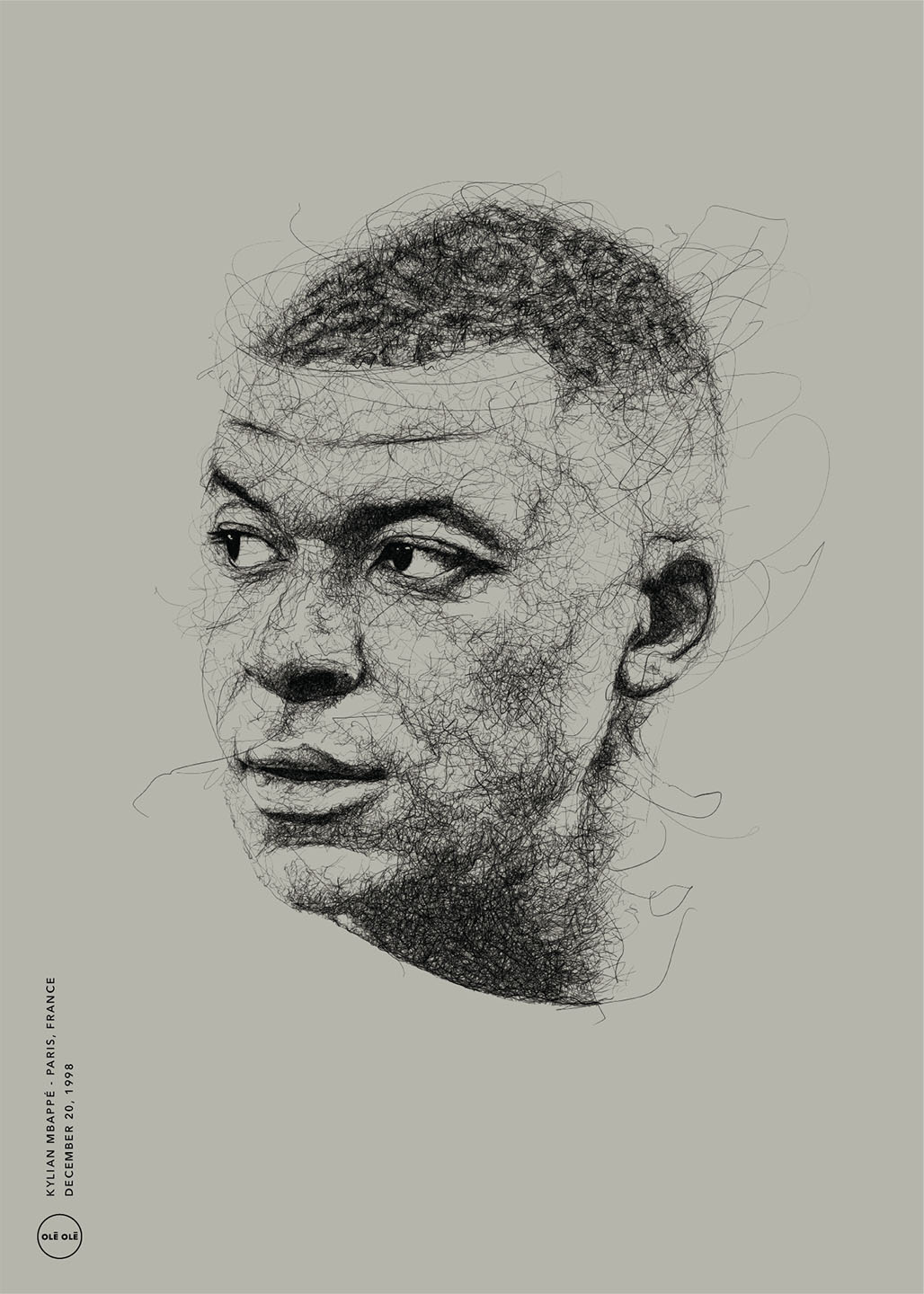 Køb Icons  -  Kylian Mbappé af Olé Olé - Pris 246.00 kr.
