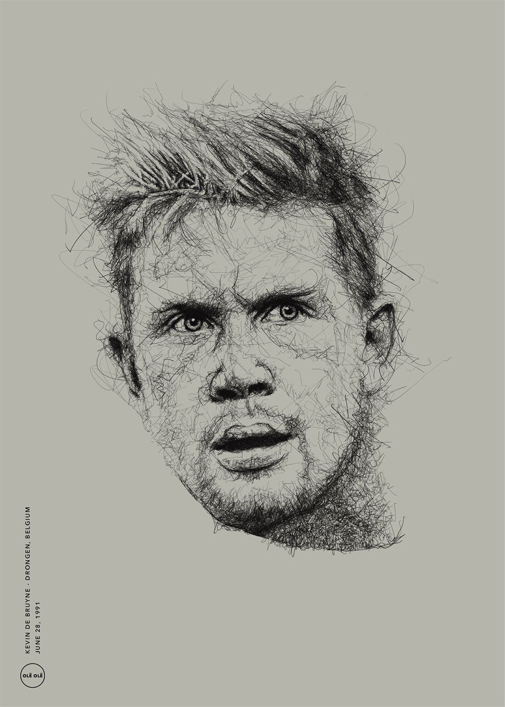 Køb Icons  -  Kevin De Bruyne af Olé Olé - Pris 246.00 kr.