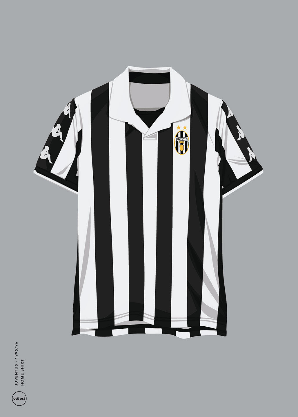 Køb Juventus - Home Shirt 1995/96 af Olé Olé - Pris 246.00 kr.