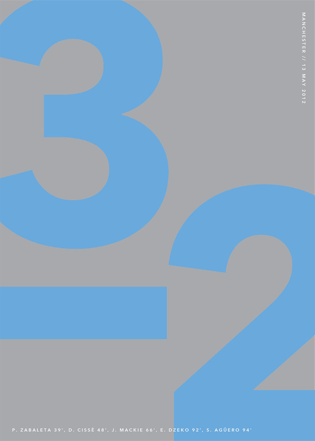 Køb Man City, 3-2 13 May 2012 af Olé Olé - Pris 246.00 kr. Køb Man City, 3-2 13 May 2012 af Olé Olé - Pris 246.00 kr.