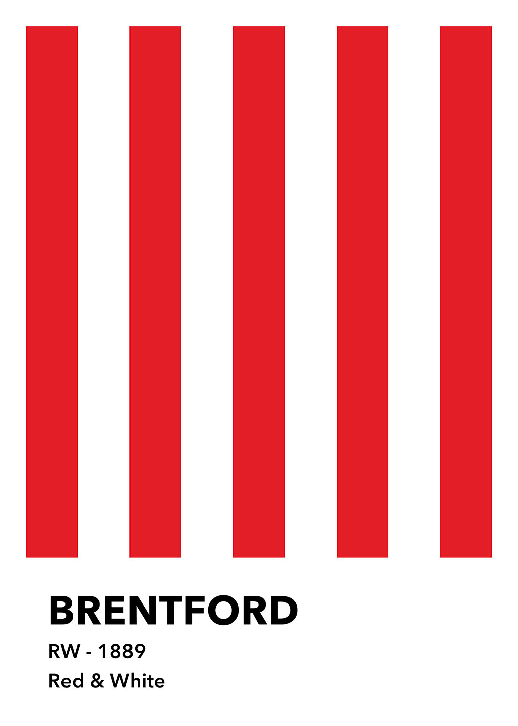 Køb Brentford - Red & White af Olé Olé - Pris 246.00 kr. Køb Brentford - Red & White af Olé Olé - Pris 246.00 kr.