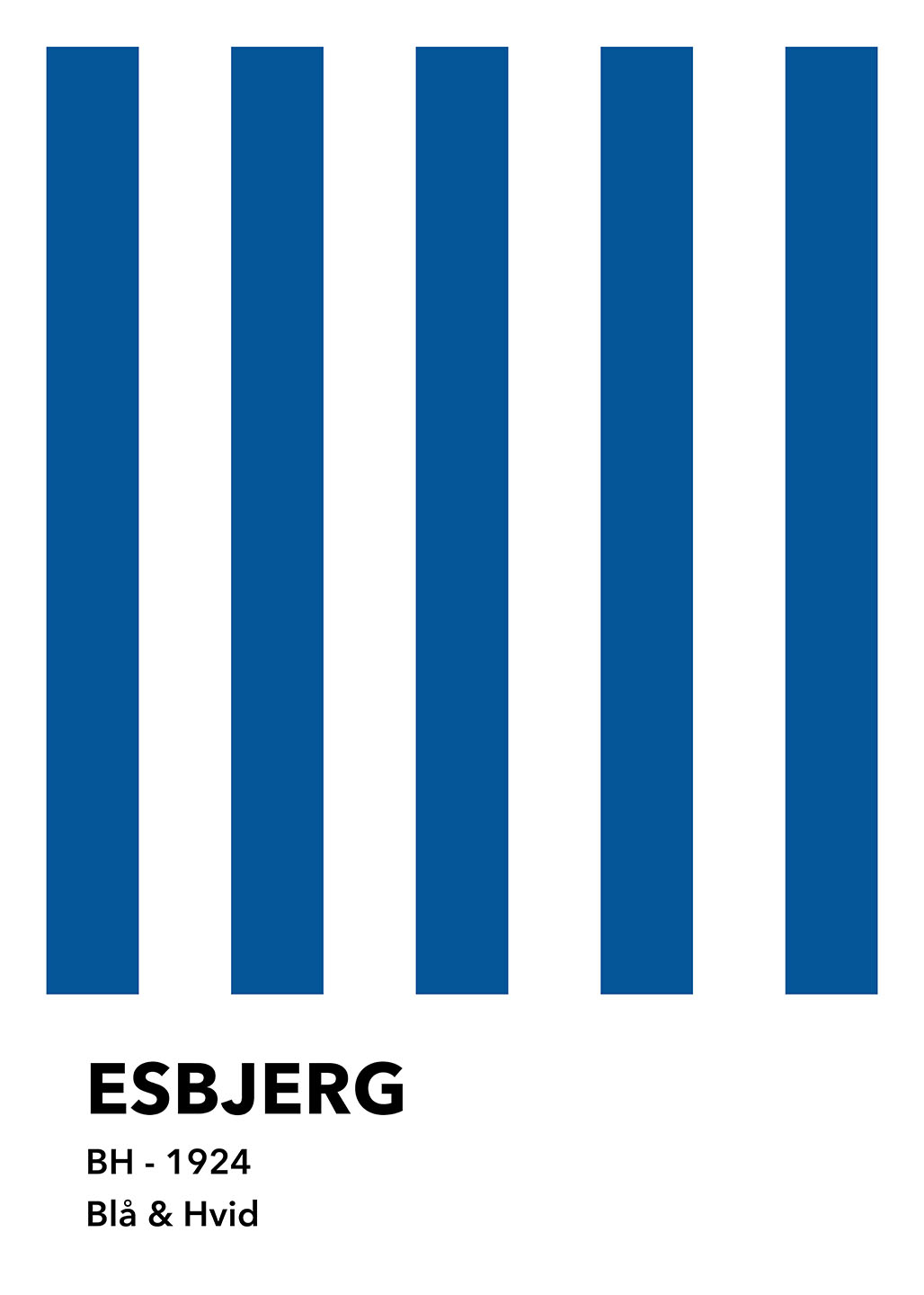 Køb Esbjerg - Blå & Hvid af Olé Olé - Pris 246.00 kr. Køb Esbjerg - Blå & Hvid af Olé Olé - Pris 246.00 kr.