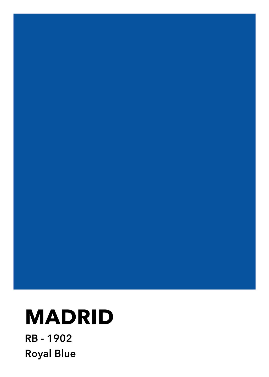 Madrid - Royal Blue af Olé Olé
