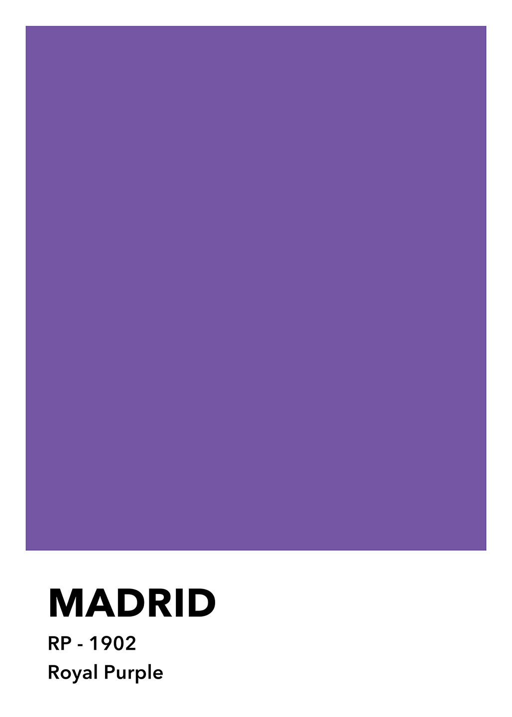 Køb Madrid - Royal Purple af Olé Olé - Pris 246.00 kr.