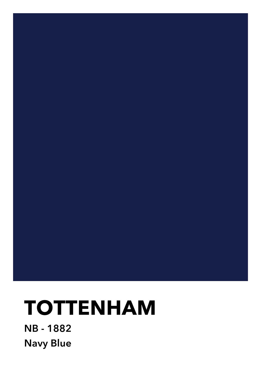 Tottenham - Navy Blue af Olé Olé