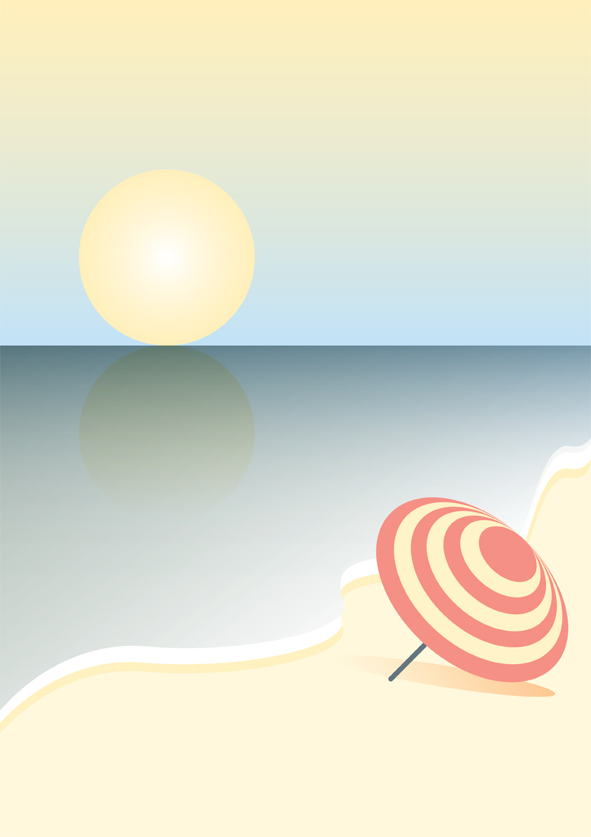 Image of On the beach af MyRo Graphics