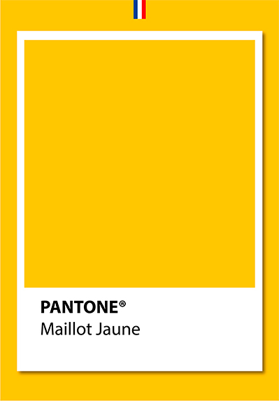 Billede af Pantone Maillot Jaune af Plakatwerket