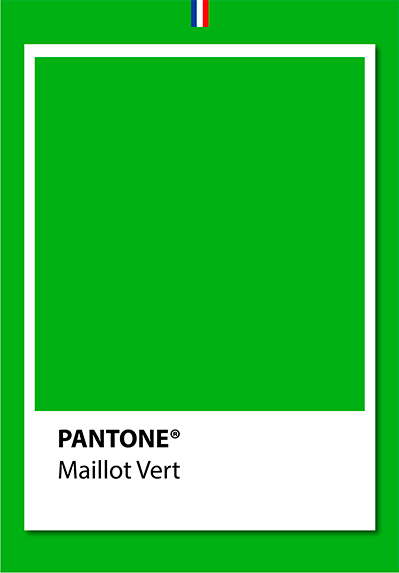 Billede af Pantone Maillot Vert af Plakatwerket