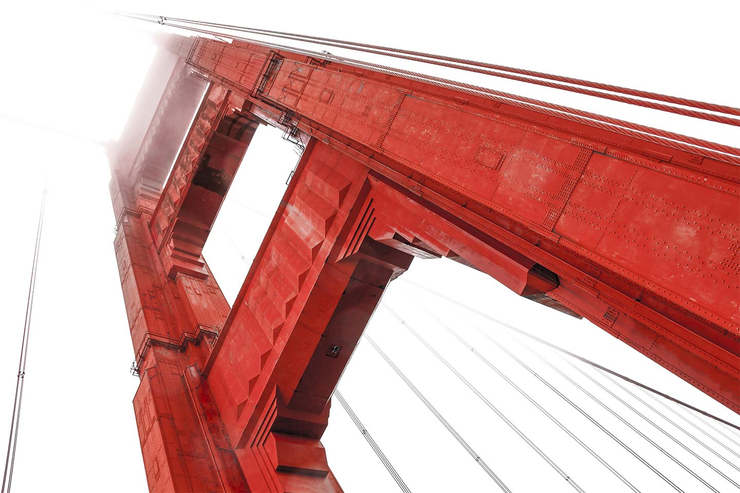 Golden Gate Reaching Into The Fog Rasmus Gundorff Sæderup