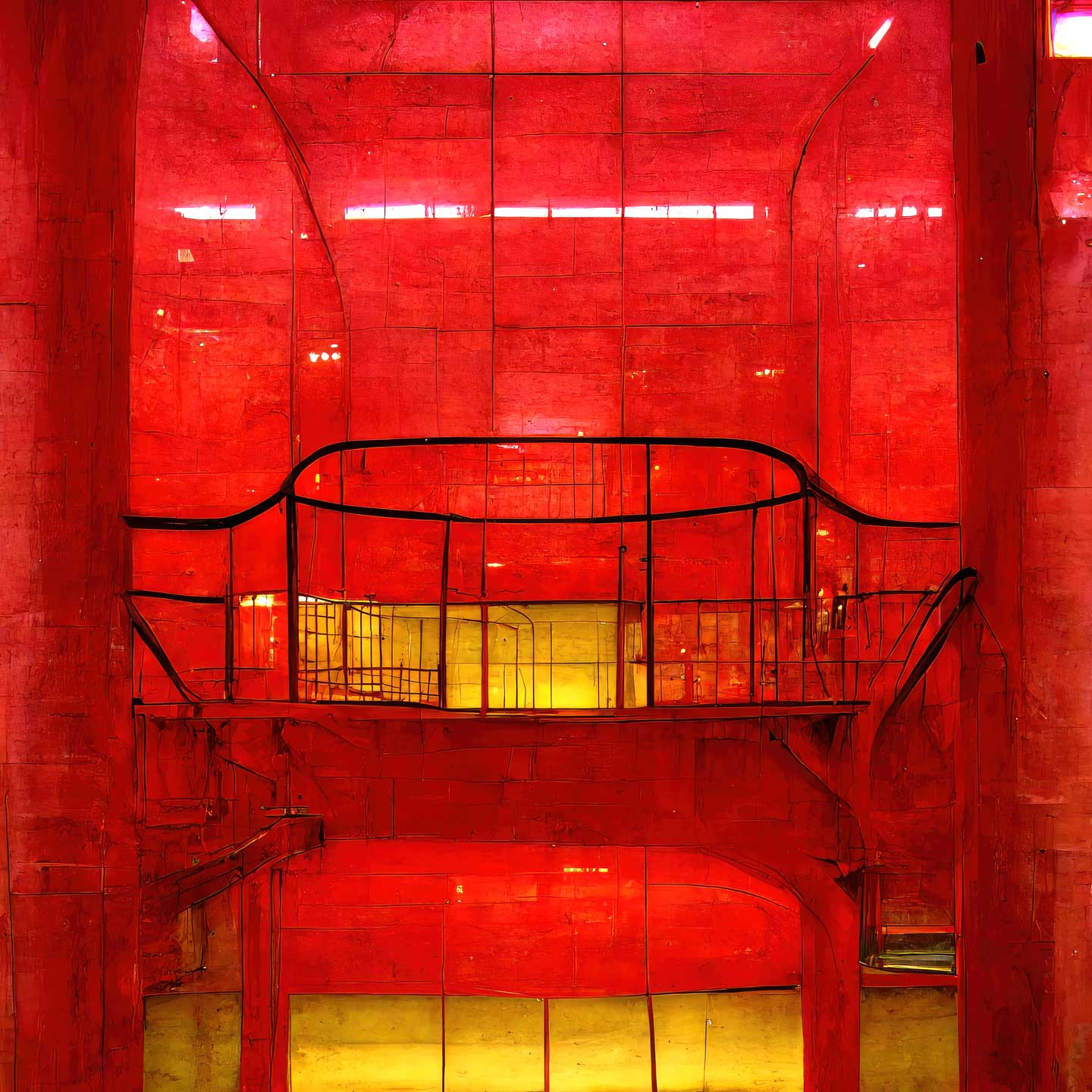 Billede af Red Pompidou V2 af Yoma.emptylands