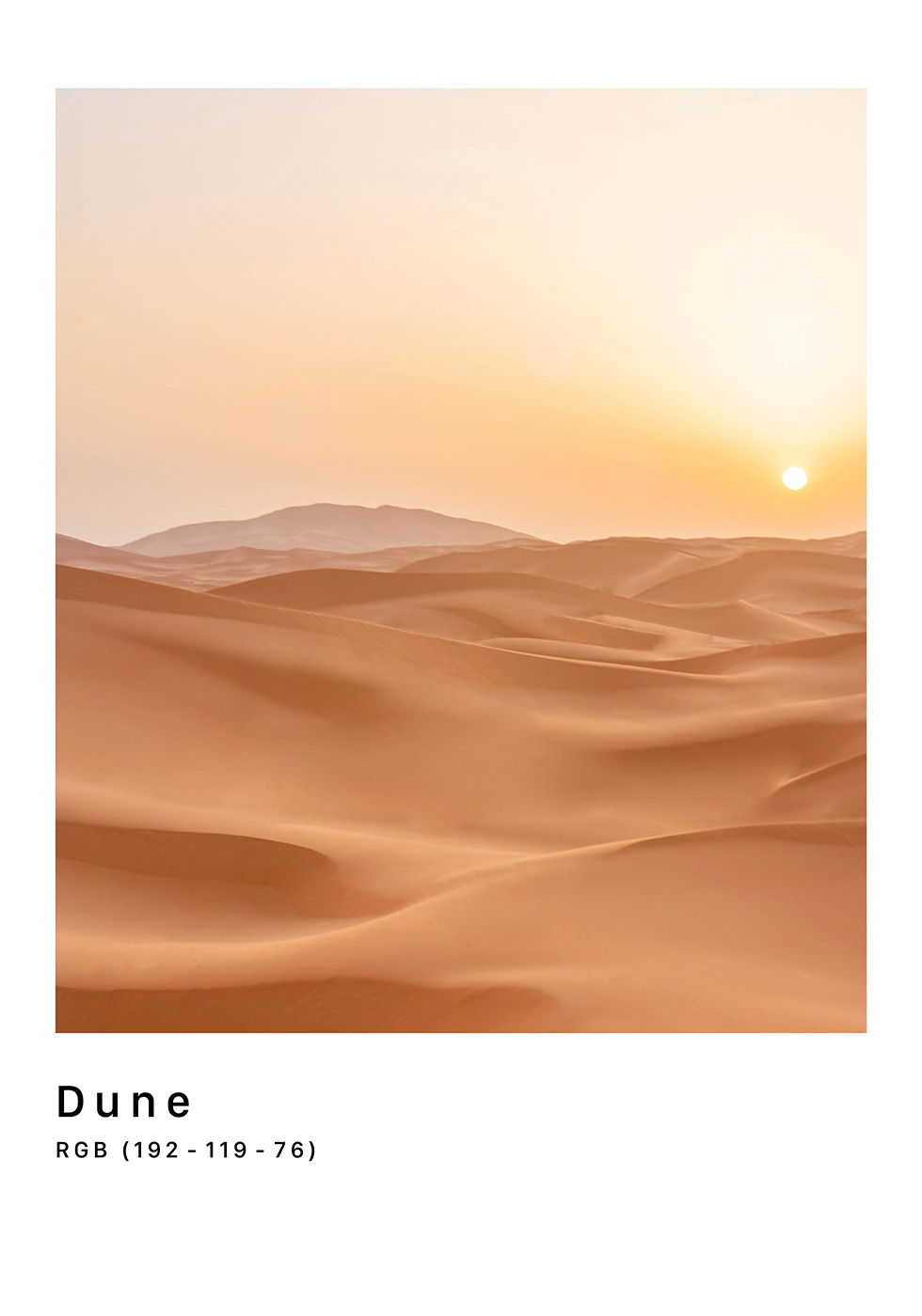 Se RGB Dune af Plakatwerket hos Illux.dk